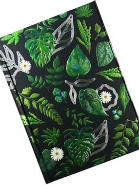 Flame Tree Foiled Journal Don’t Leaf Me This Way NWOT